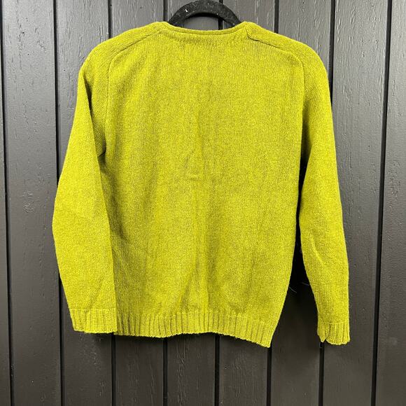 Vintage Pickwick Lambswool Blend Button Front Green Cardigan - Picture 7 of 7